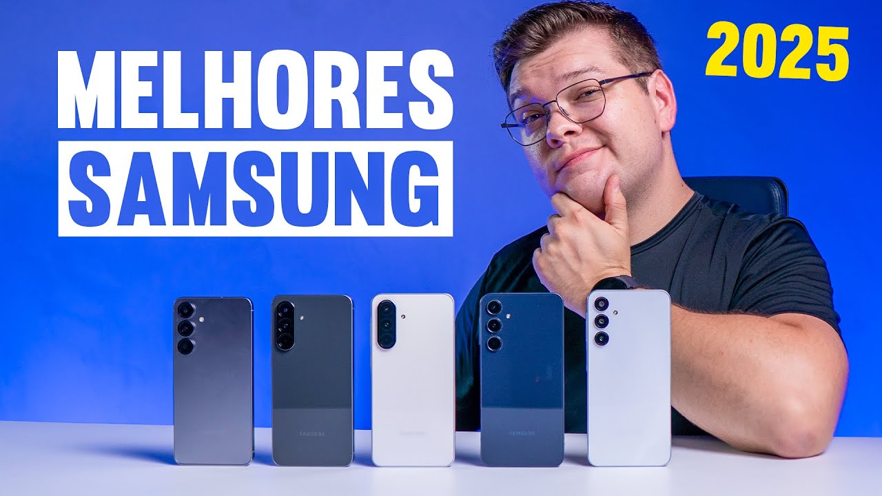 novos! MELHORES celulares SAMSUNG para COMPRAR em 2025