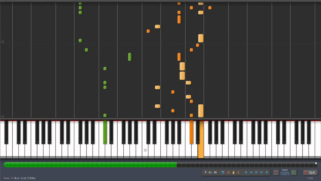 Pokémon GSC - Violet/Olivine City Piano Arrangement (Synthesia)