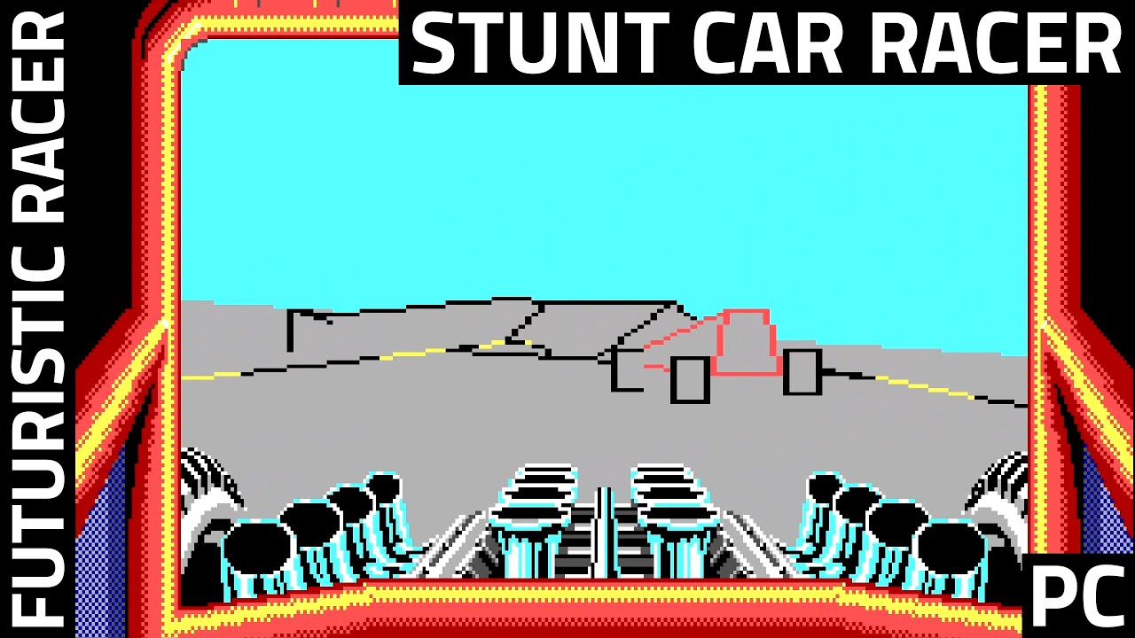Stunt Car Racer (1989) - PC Futuristic Racing Games