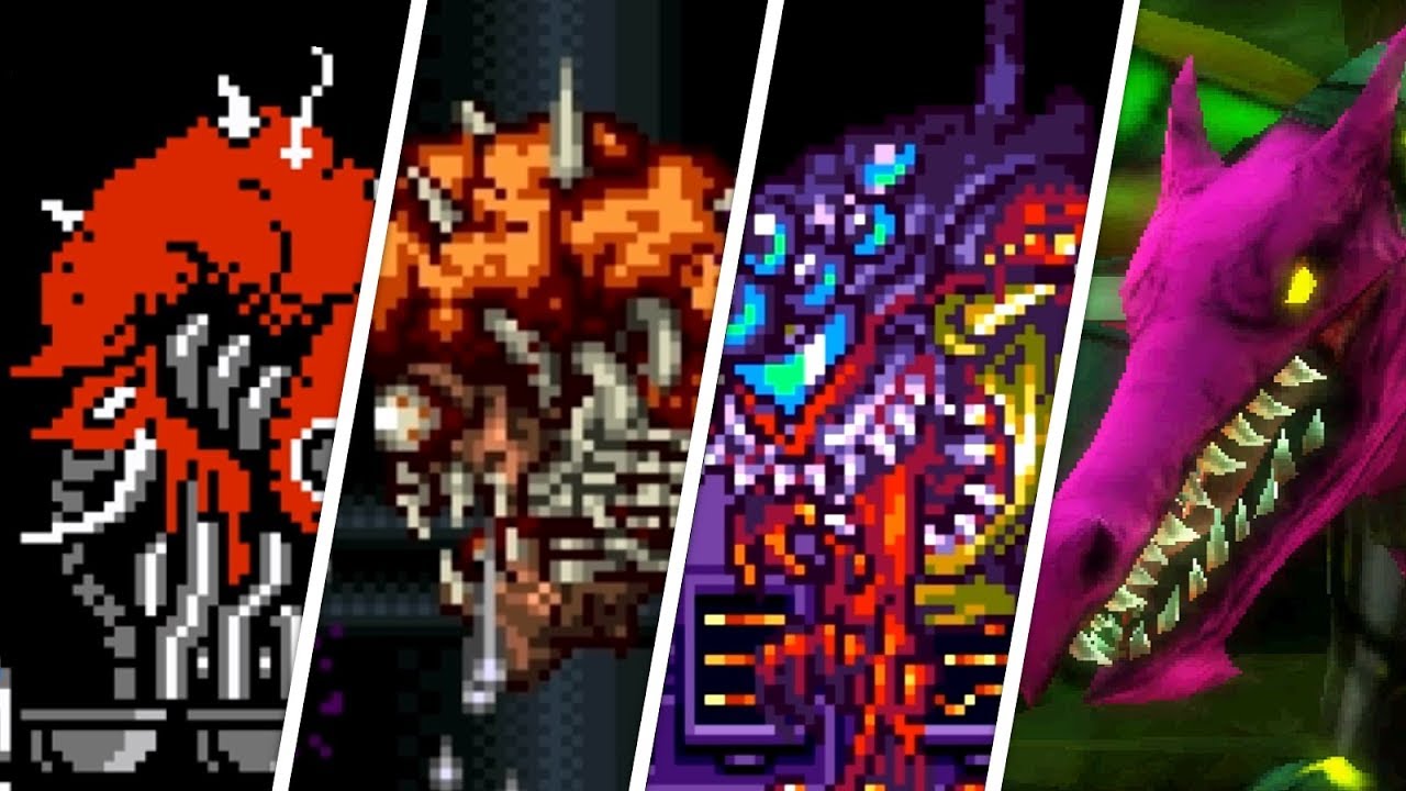 Evolution of Final Bosses in 2D Metroid games (1986 - 2017)
