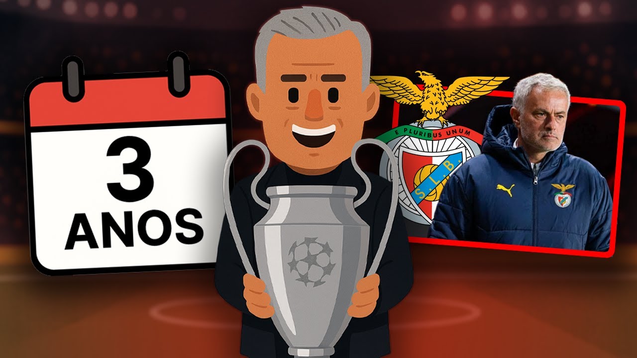 MOURINHO NO BENFICA WORLD SOCCER CHAMPS