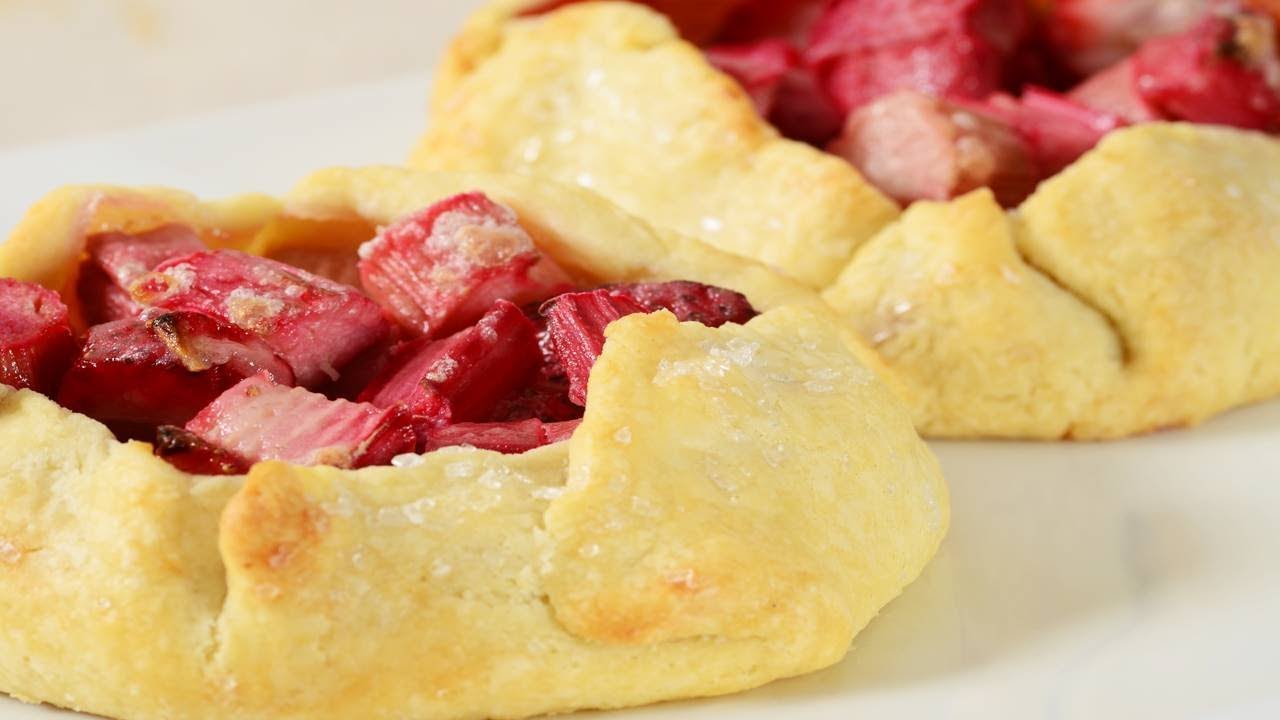 Strawberry Rhubarb Tarts Recipe Demonstration - Joyofbaking.com