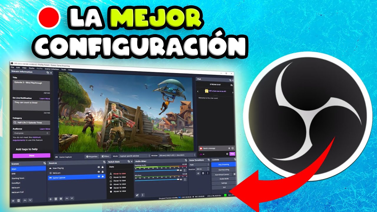 La mejor configuración de OBS para hacer STREAM en 2025