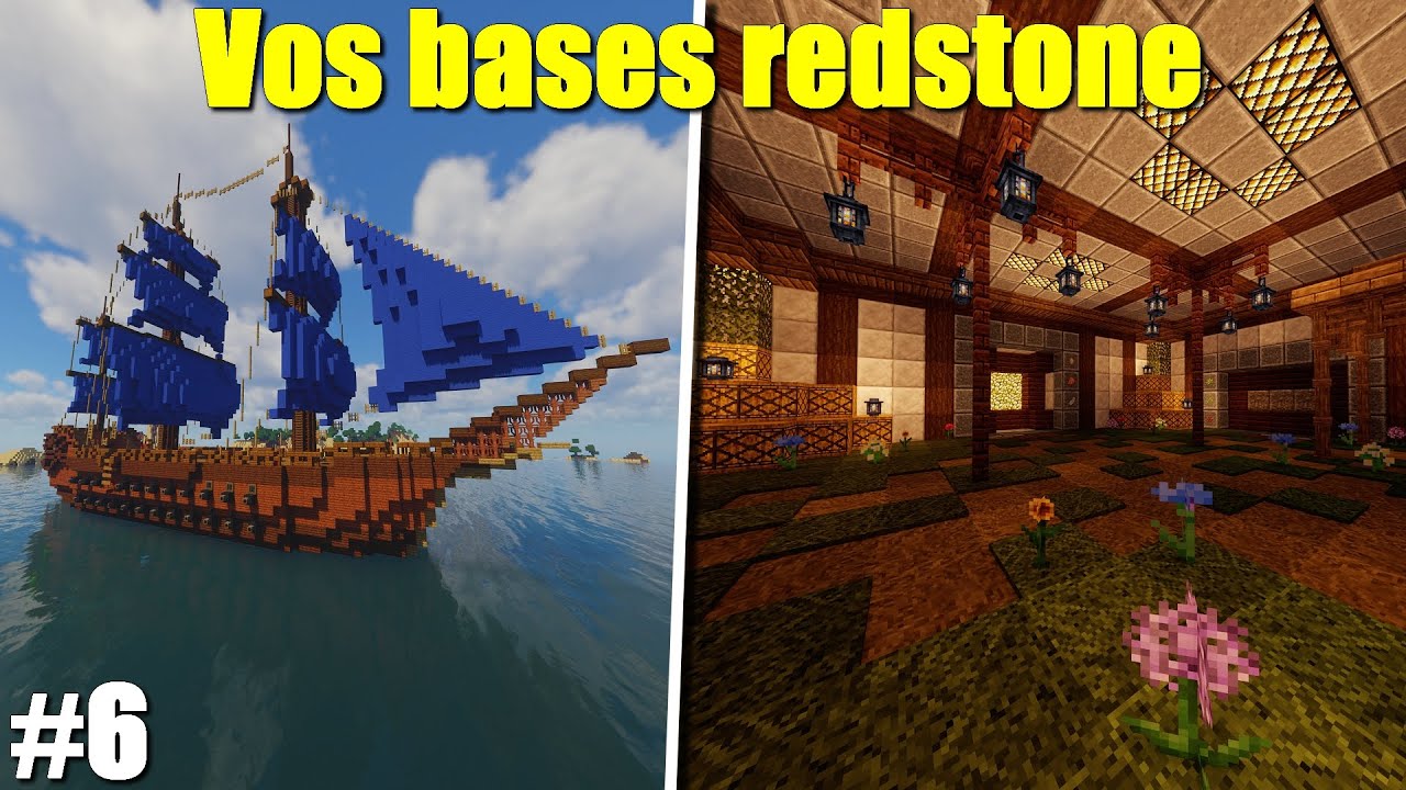 [Vos Bases #6] Un Bunker Redstone Décoré Immense ! | Creeper_Killer & Zarox28