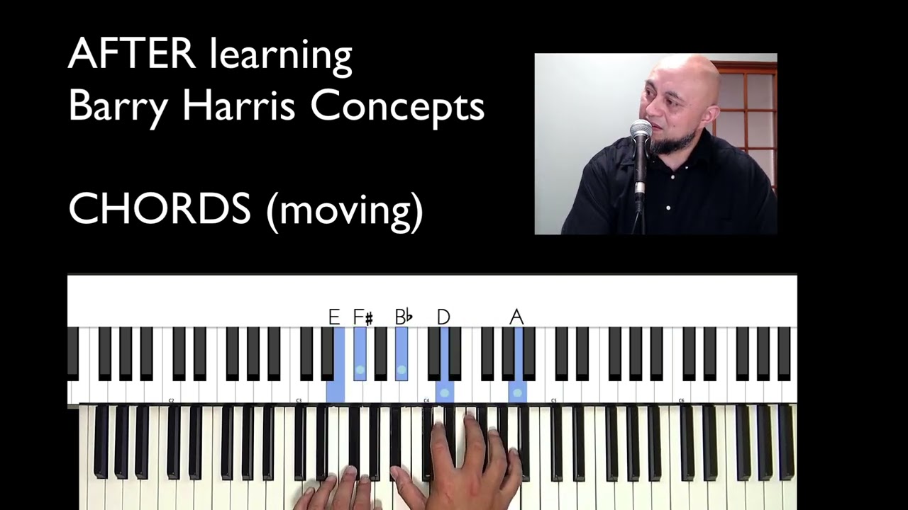 BEFORE VS AFTER learning Barry Harris! (Static Chords vs moving chords)