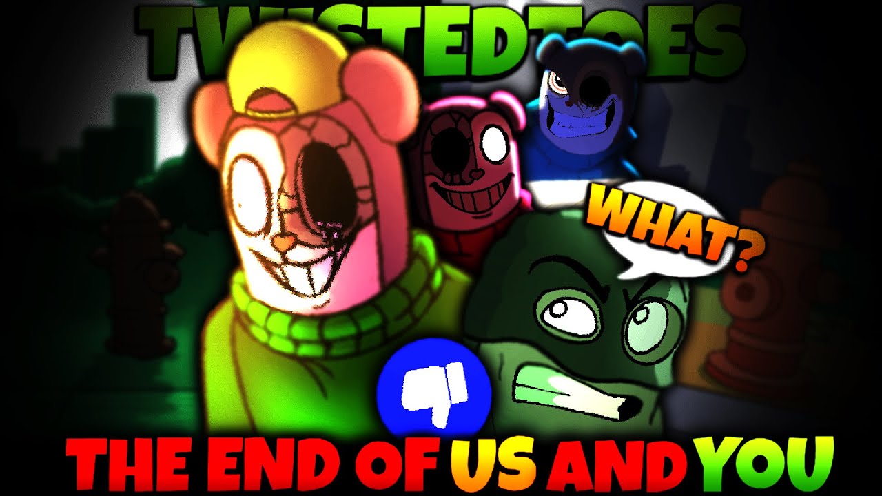 Friday Night Funkin' TWISTEDTOES OFFICIAL THE END OF US AND YOU | GEGAGEDIGEDAGEDAGO MAX DESIGN PRO