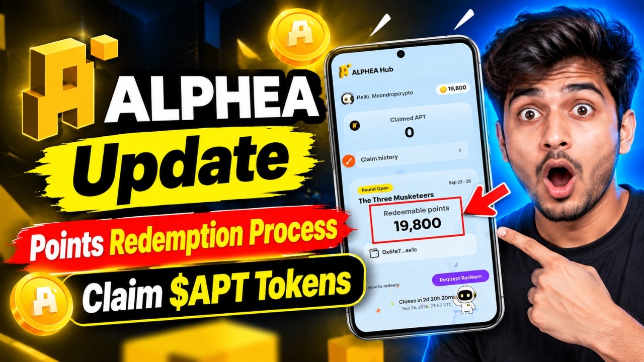 How to Redeem ALPHEA Points for $APT Tokens - Full Guide | ALPHEA Airdrop Update 🔥