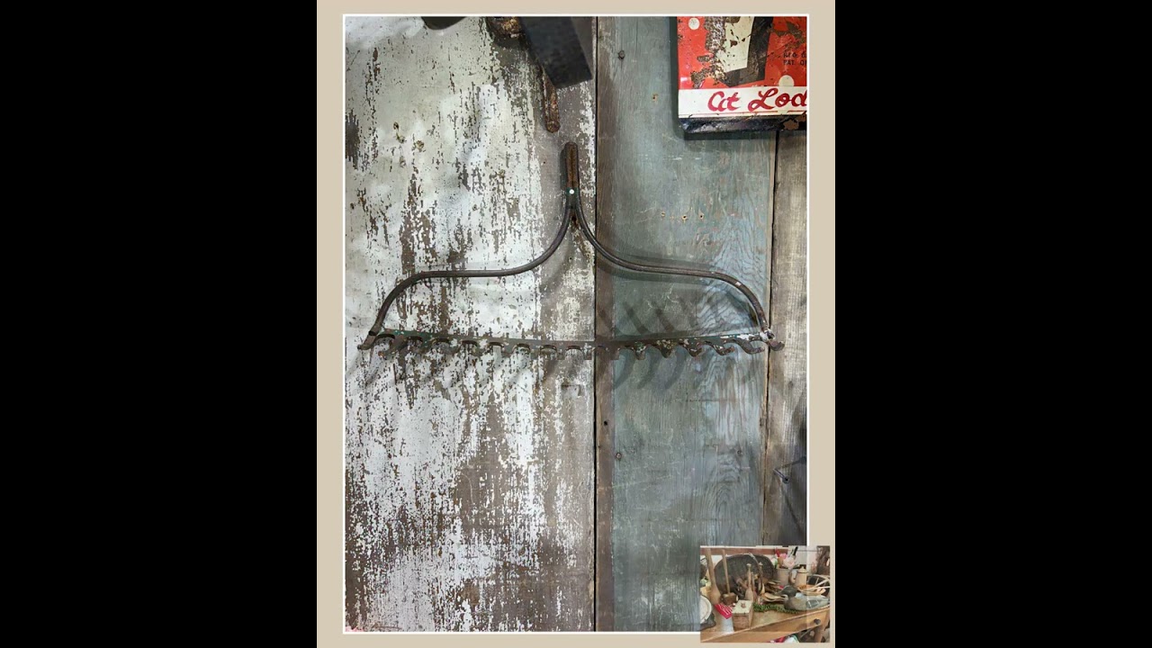 Rake head hanger,wine glass, tool holder, garden shed. bird feeder