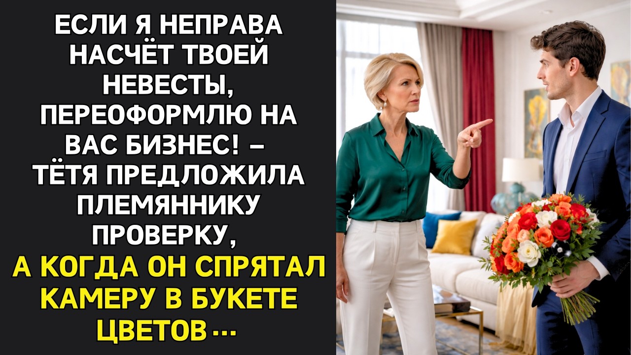 Отдам ресторан, если неправа!  заявила тётя. Игорь спрятал камеру в цветах, а запись шокировала...