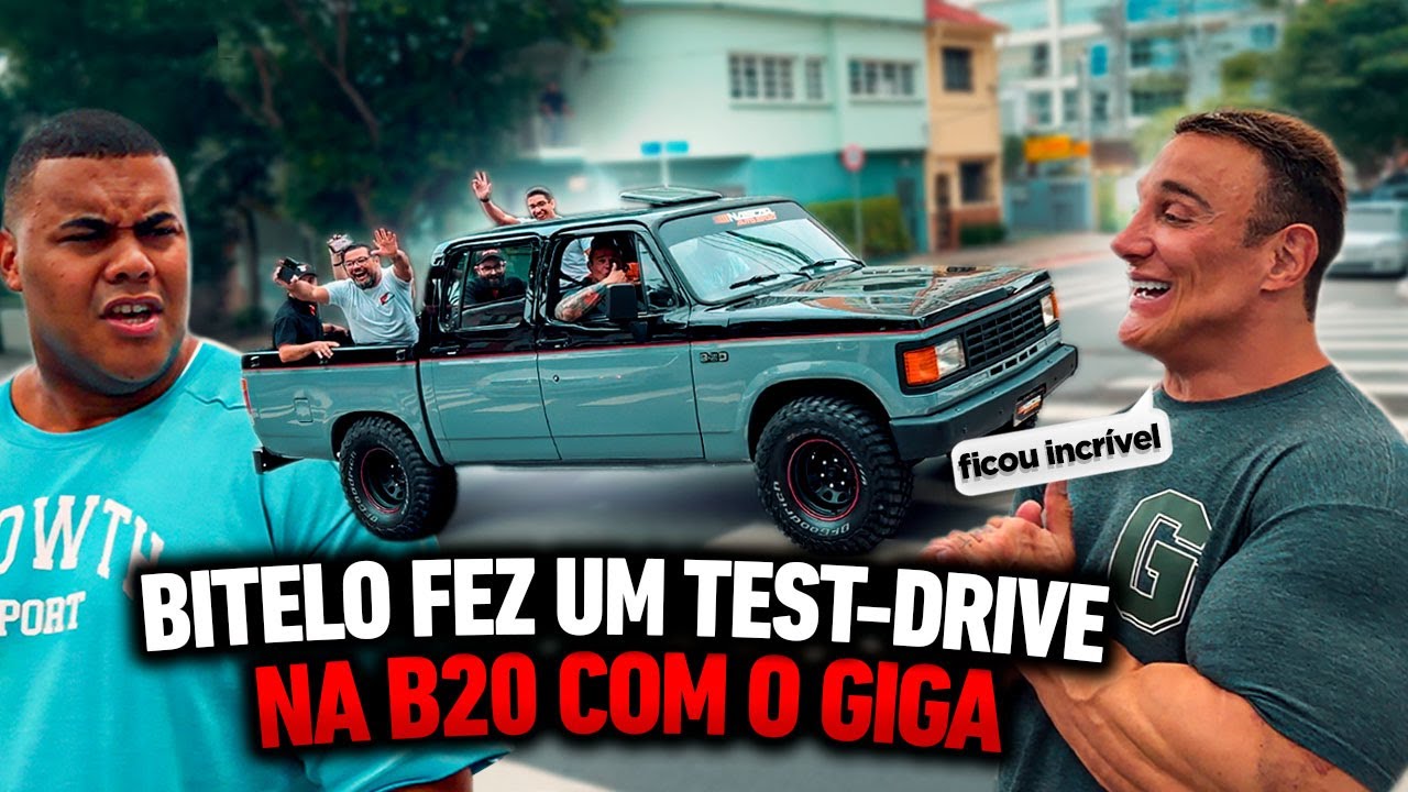 BITELO E GIGA TESTARAM A B20 NAS RUAS