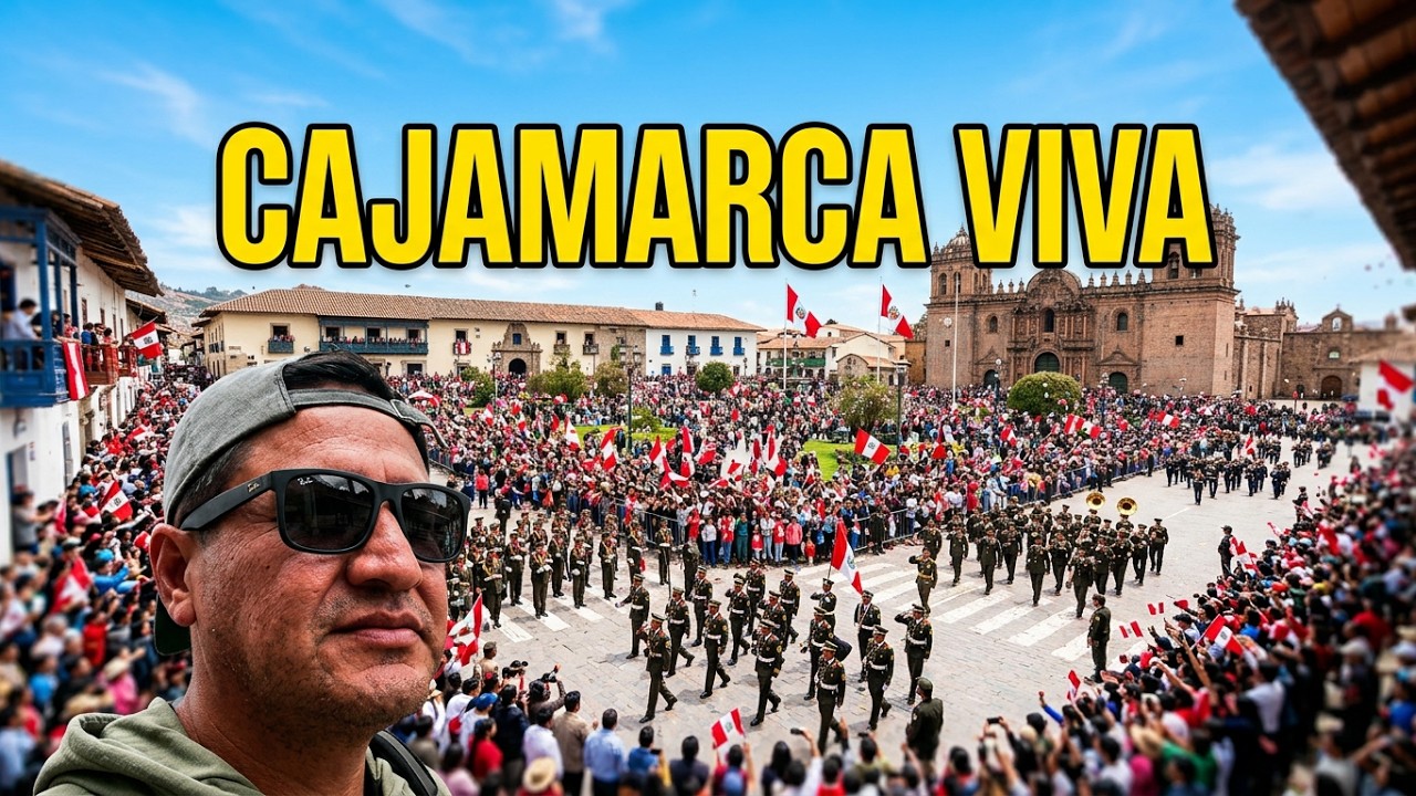 Así es CAJAMARCA,PERÚ 🇵🇪 FIESTA  PATRIA  desfile  