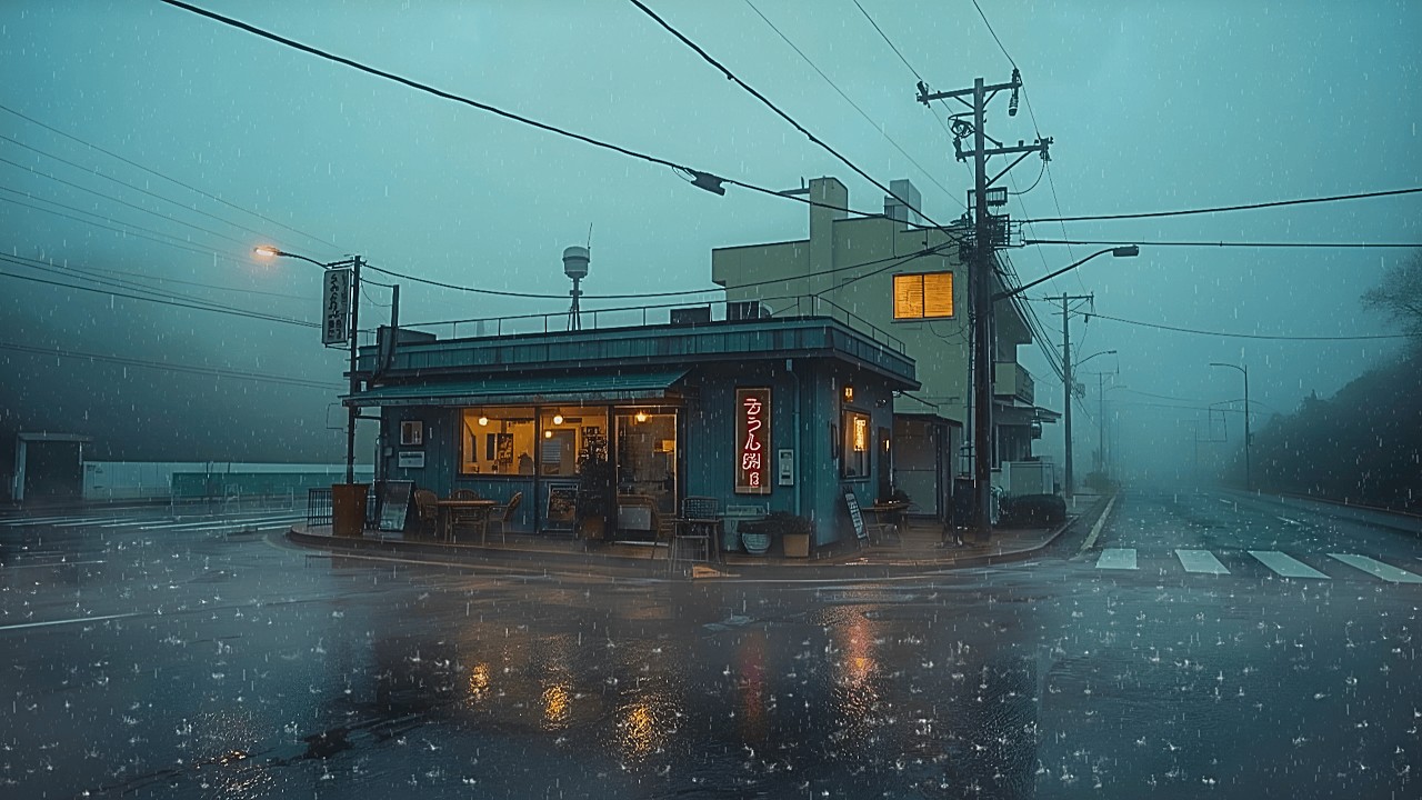 Rain Outside, Coffee Inside 🌧️ 80s Café Lofi for Study & Concentration