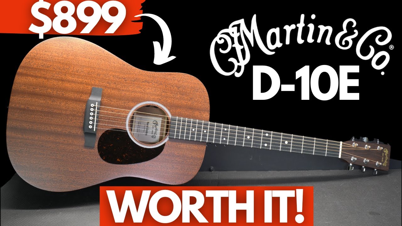 Лучшая акустическая гитара до 1000 долларов (Martin D-10E)