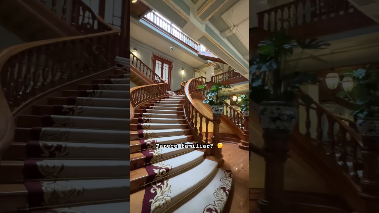 N&atilde;o &eacute; o Titanic 🚢  &Eacute; o Vidago Palace Hotel, um retiro luxuoso que visitamos em Portugal 🇵🇹