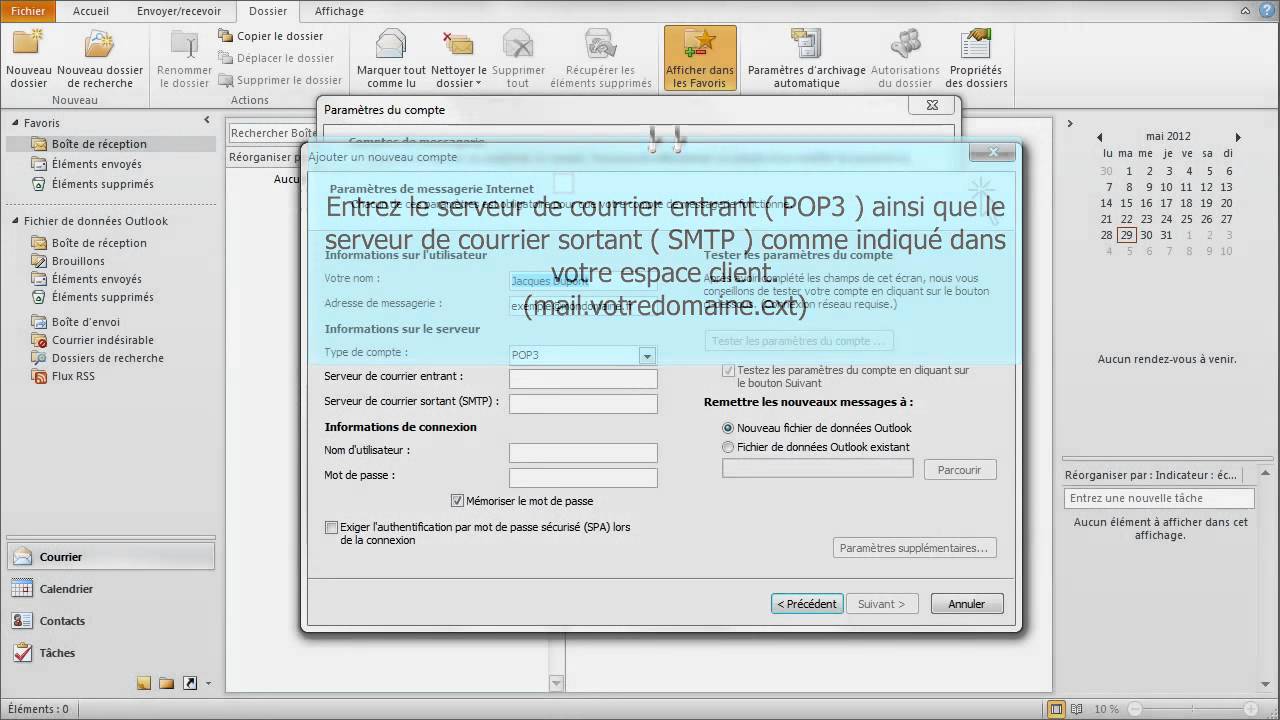 LWS - Email : Comment configurer ma boite mail dans Outlook