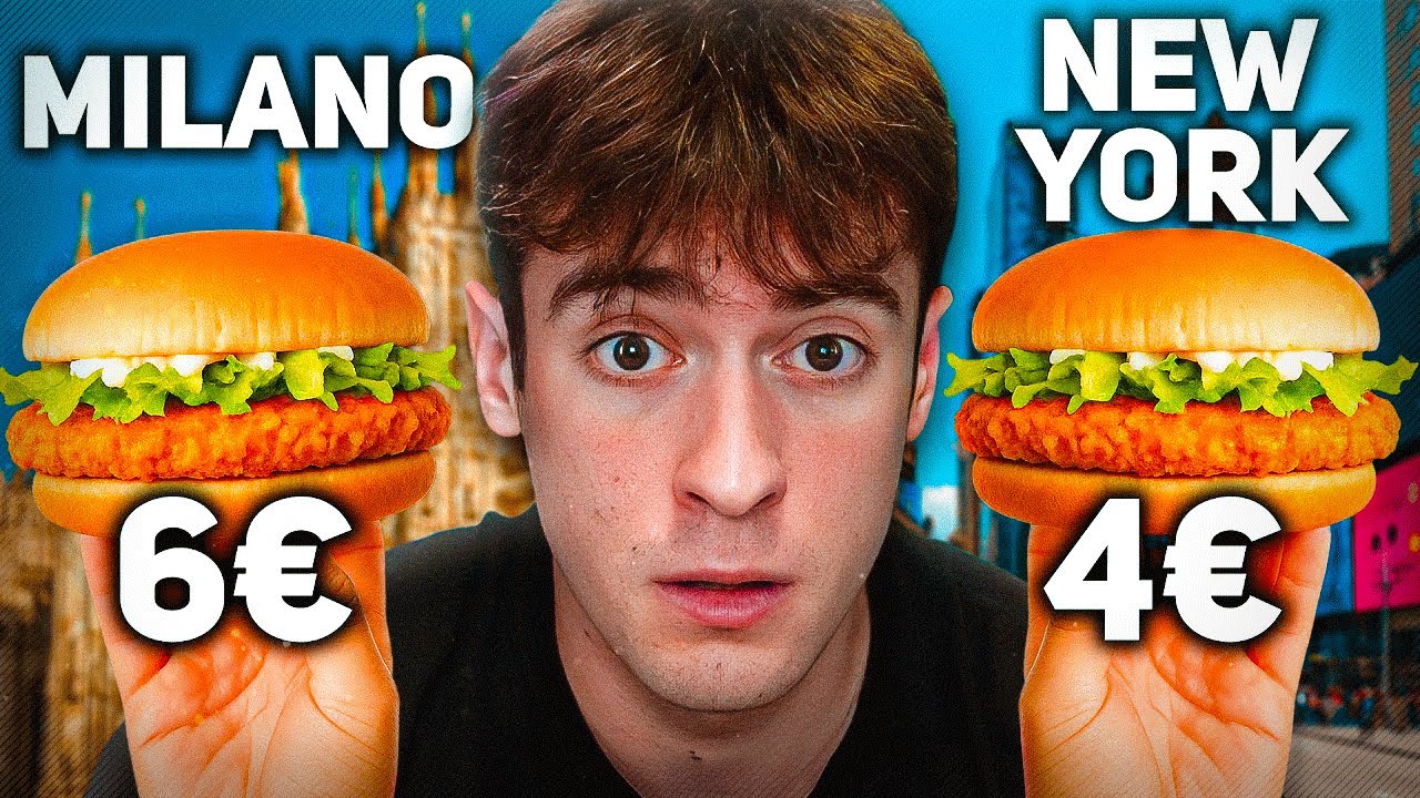 QUANTO si SPENDE in 24H a NEW YORK vs MILANO?!