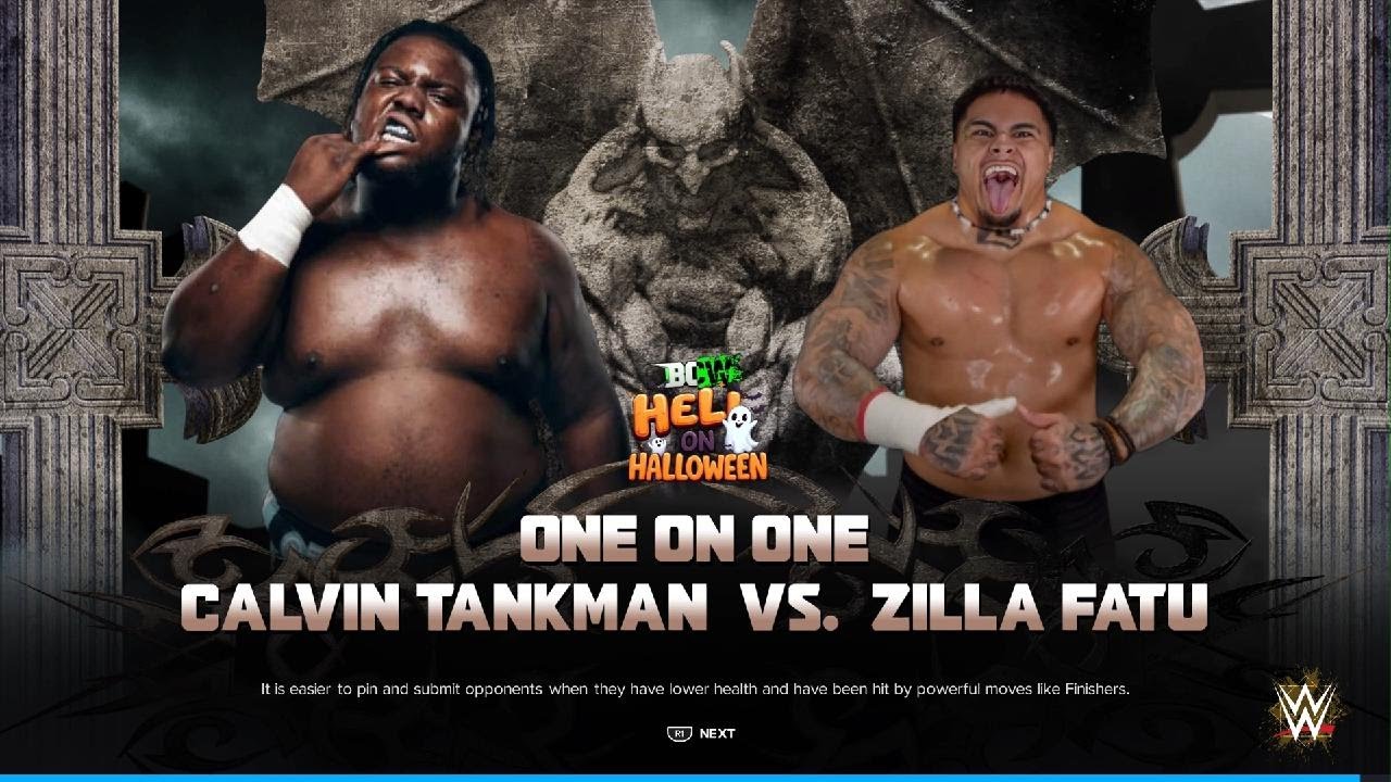 [BCW Hell on Halloween (Pre-Show) Match 4] Calvin Tankman vs Zilla Fatu ❗❗❗