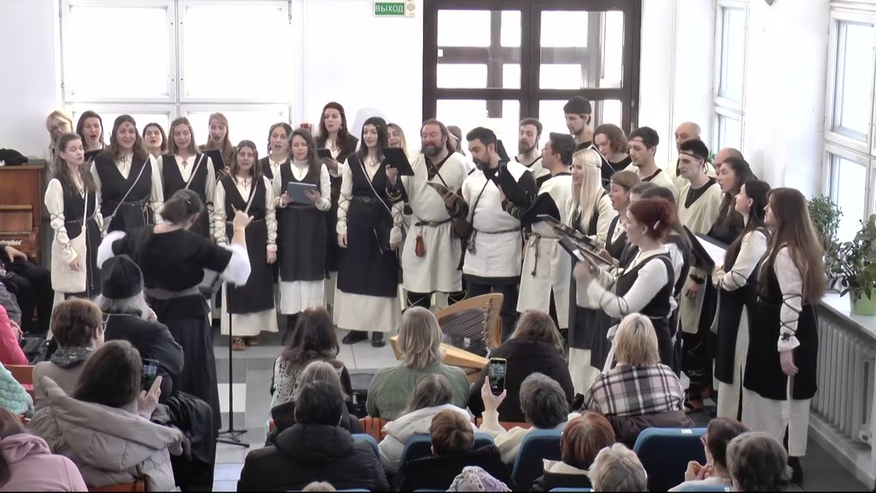 Камерный хор Салютарис выступление в приходе Всех скорбящих Радость Минск 2026 25 01