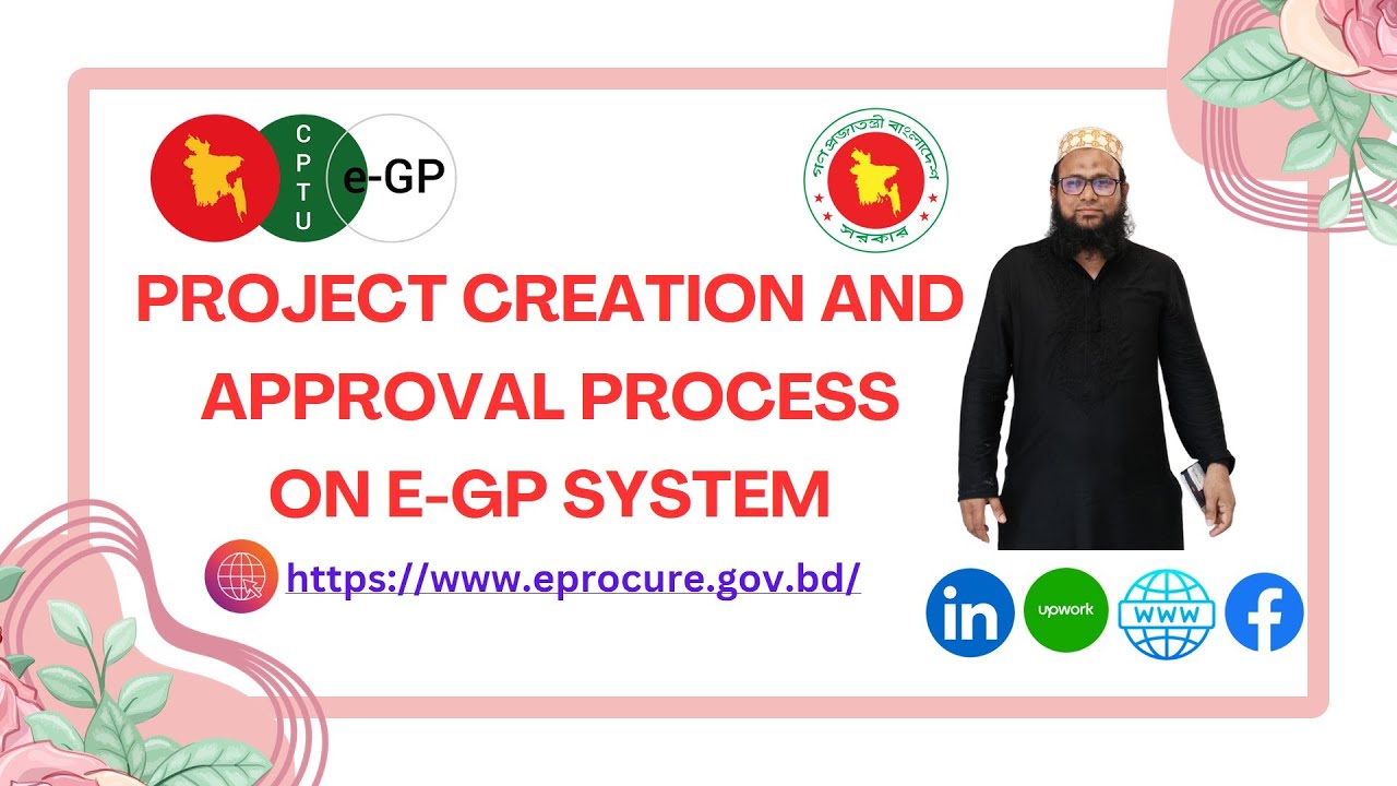 Project creation & Approval process on e GP System (CPTU)