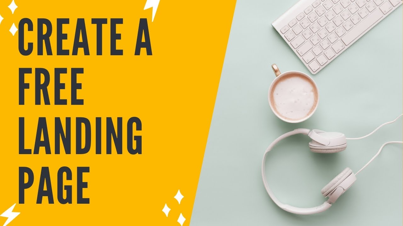 HOW TO CREATE A LANDING PAGE FOR FREE | Free Landing Page Vid On How To Make A Landing Page For FREE