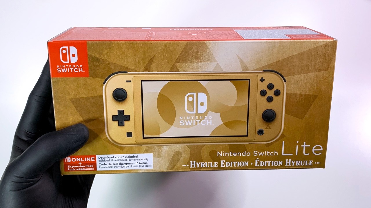 Nintendo Switch Lite Hyrule Edition Unboxing, Set-Up, and Gameplay (4K HDR 60fps)