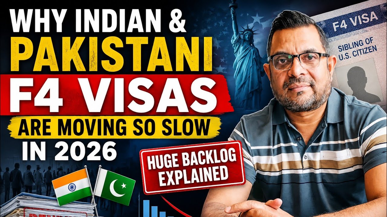 Why Indian & Pakistani F4 Visas Are Moving So Slow in 2026 | Huge Backlog Explained