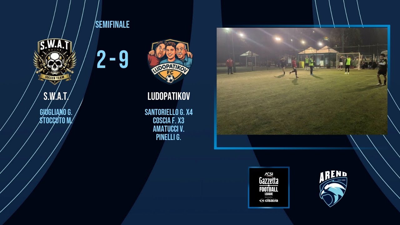 🏟️SWAT - Ludopatikov | Gazzetta Fottball League | Semifinale