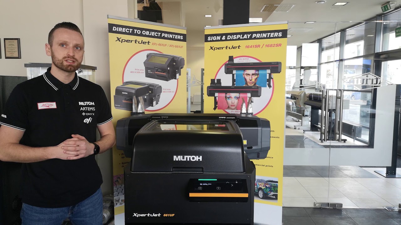 Drukarka do gadżet&oacute;w - Mutoh XpertJet 661UF LED-UV [atrium.com.pl]