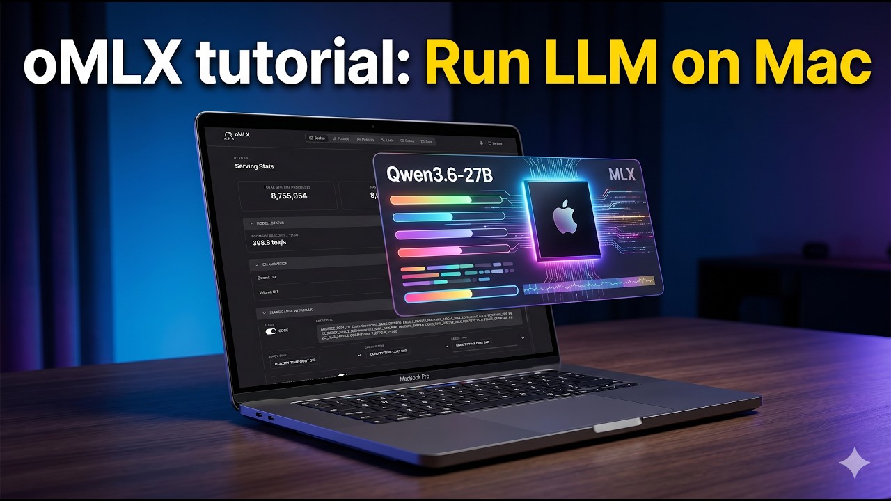 Запуск Qwen3.6-27B на Mac с помощью oMLX: быстрая настройка + тесты производительности &mdash; полное р...