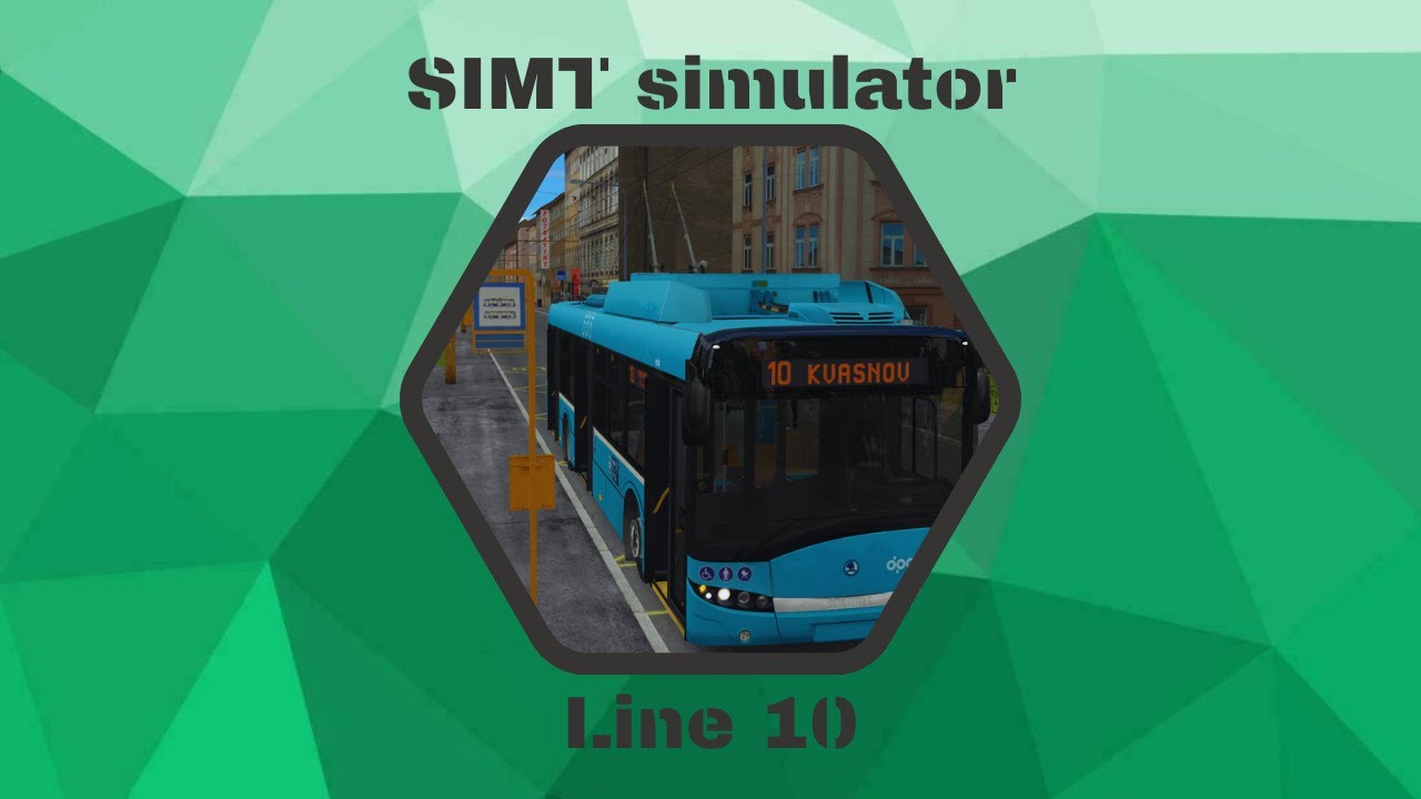 Trolleybus line 10 (Evropská - Kvasnov) | SIMT simulator