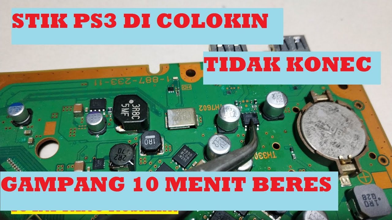 cara service ps3 super slim stik tidak mau konek #27