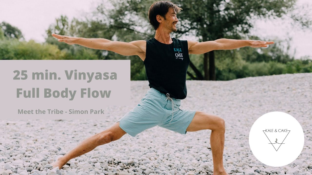 25 min. Vinyasa Flow Yoga Full Body Stretch | Meet the Tribe, Simon Park