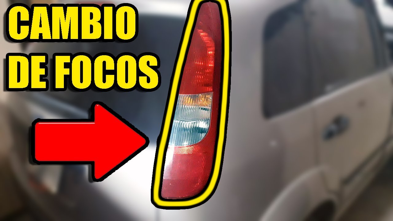 Cambio de Lamparas Traseras Paso a Paso: Ford Fiesta 2006 (sin cola)