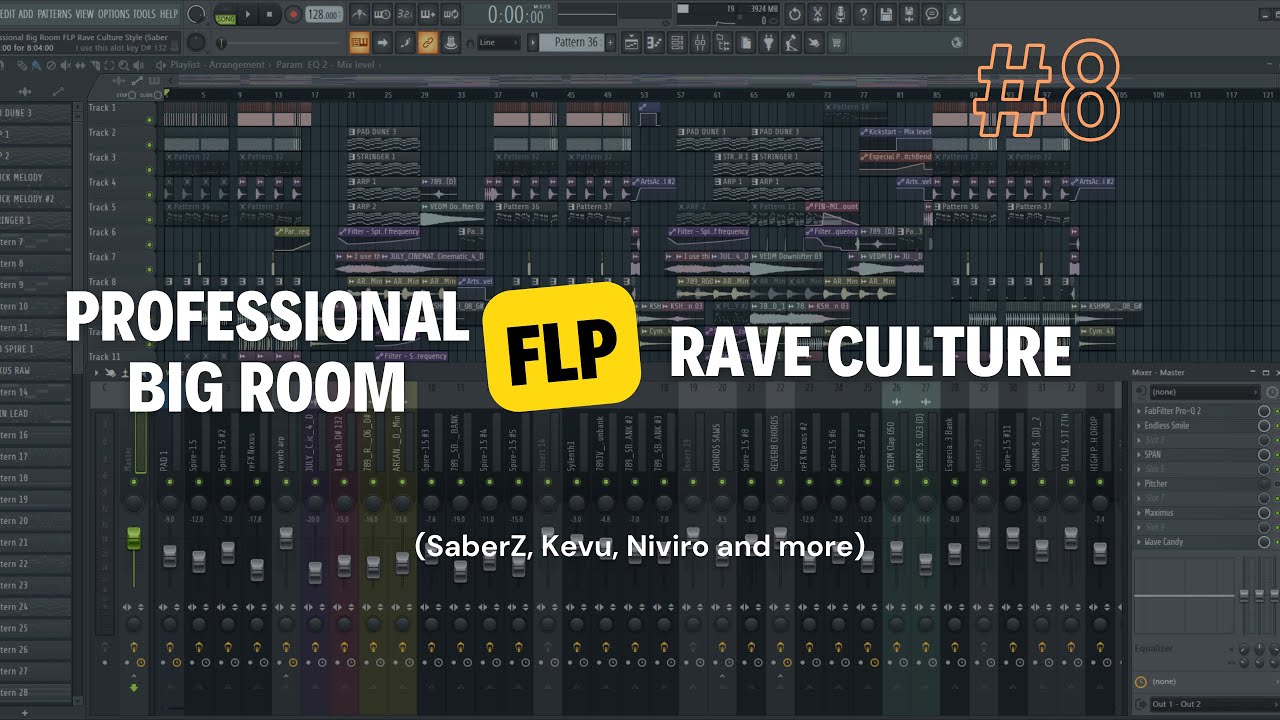 Professional Big Room FLP Rave Culture Style (SaberZ, Kevu, Niviro)