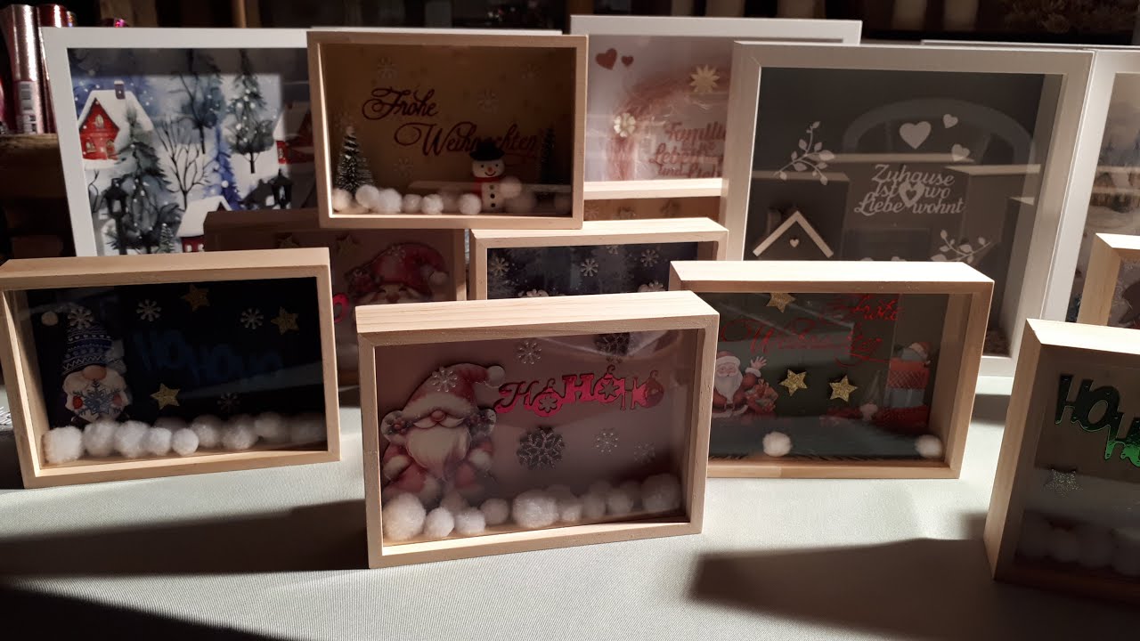DIY Bilderrahmen beleuchtet,mit Anleitung/Action Haul/Tedi Haul Material