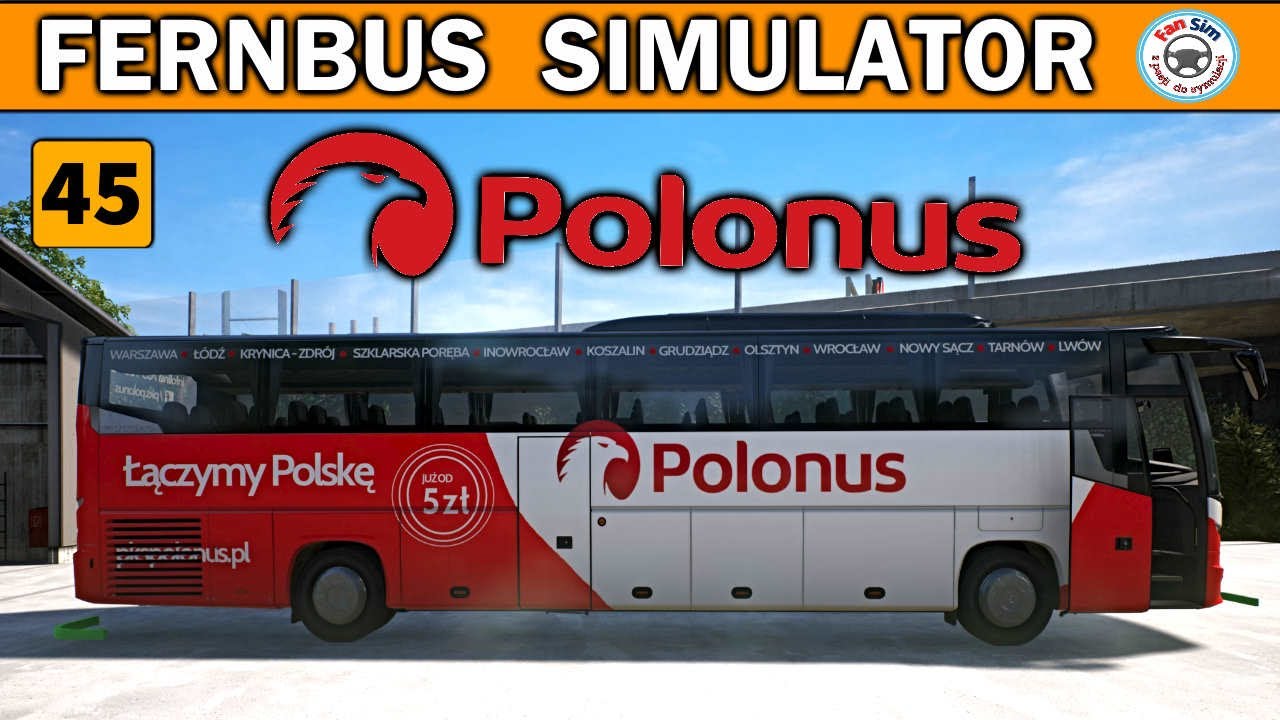 NOWA MAPA CZECH DLC ( CZ. 1) z PKS POLONUS w TRASĘ 🚌 FERNBUS SIMULATOR #45