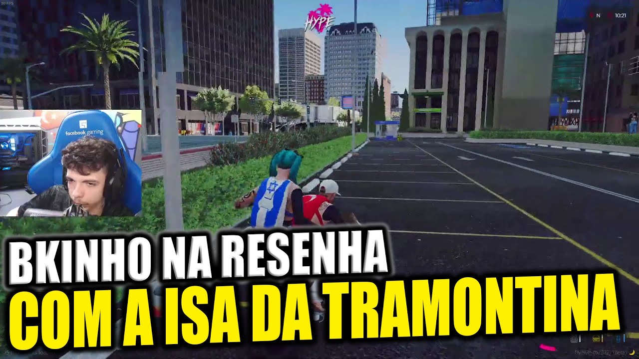 BKINHO NA RESENHA COM A ISA DA TRAMONTINA