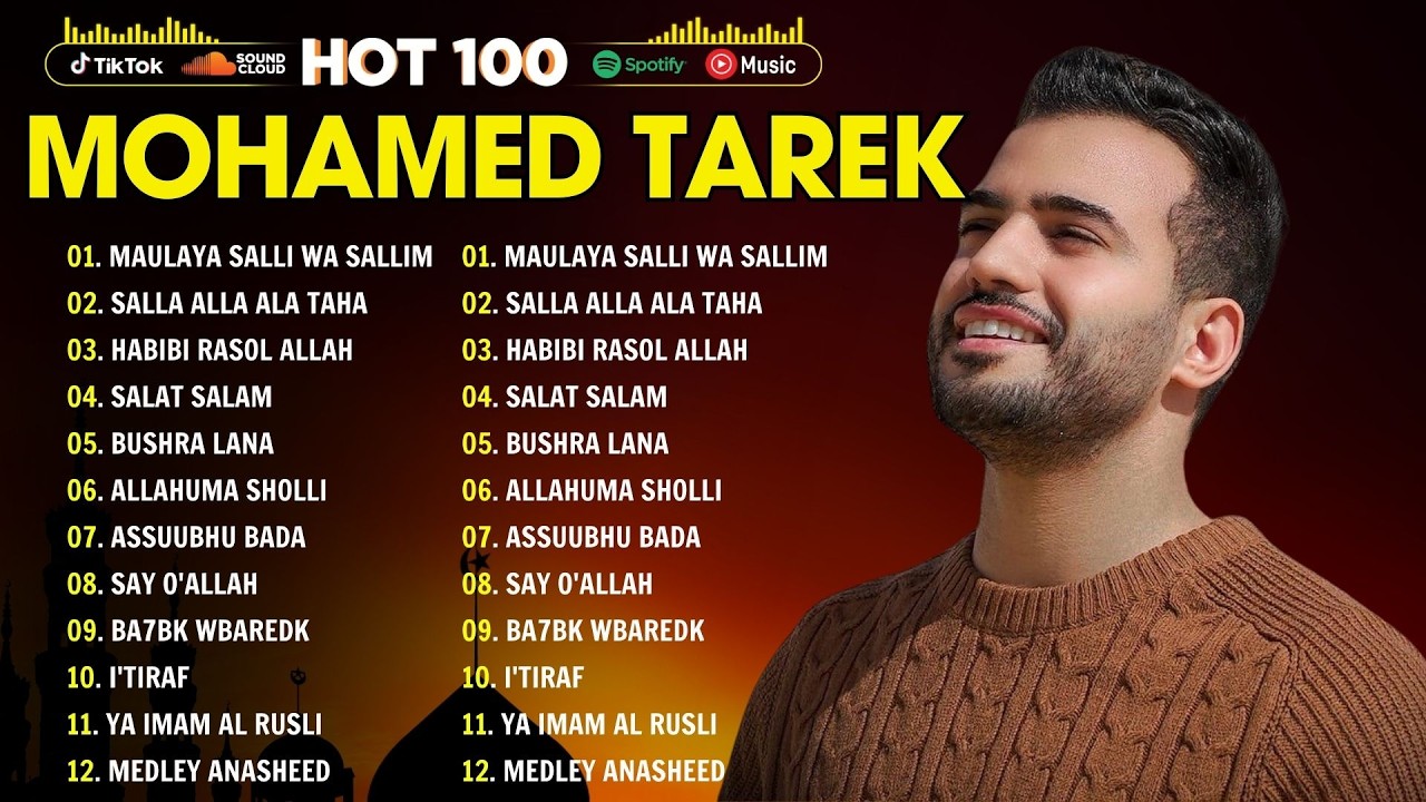 Mohamed Tarek Sholawat Viral 2025 🙏 Greatest Hits by Mohamed Tarek 🛕 Ya Habibal Qolbi, Al Misku Fah