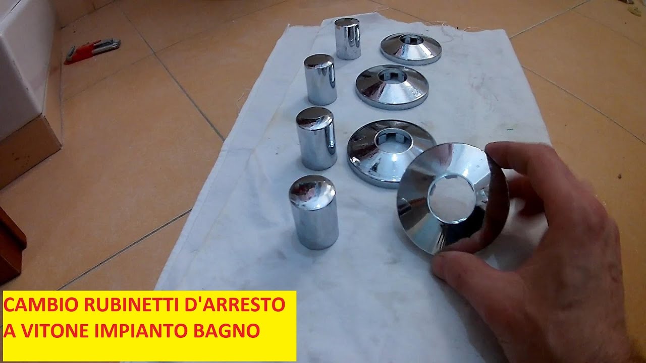 CAMBIO VITONE CHIUSURE D'ARRESTO ACQUA IMPIANTI BAGNO