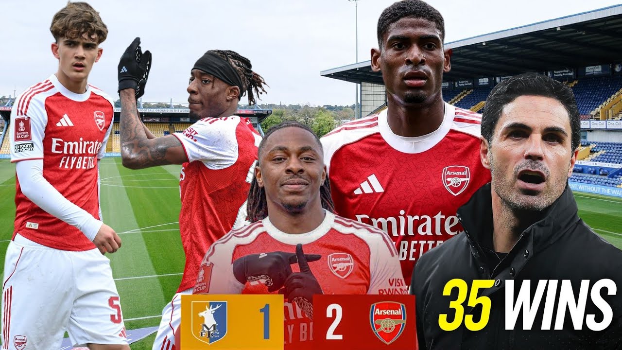 ARSENAL BREAKING RECORDS AFTER FA CUP WIN. MANSFIELD 1-2 ARSENAL, ARTETA AYOGEDDE 