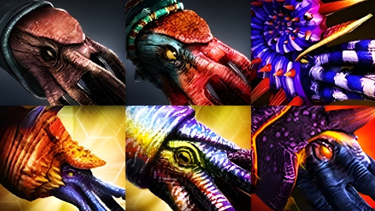 ALL GIANT SQUIDS 🐙 FAMILY BATTLES - Jurassic World The Game