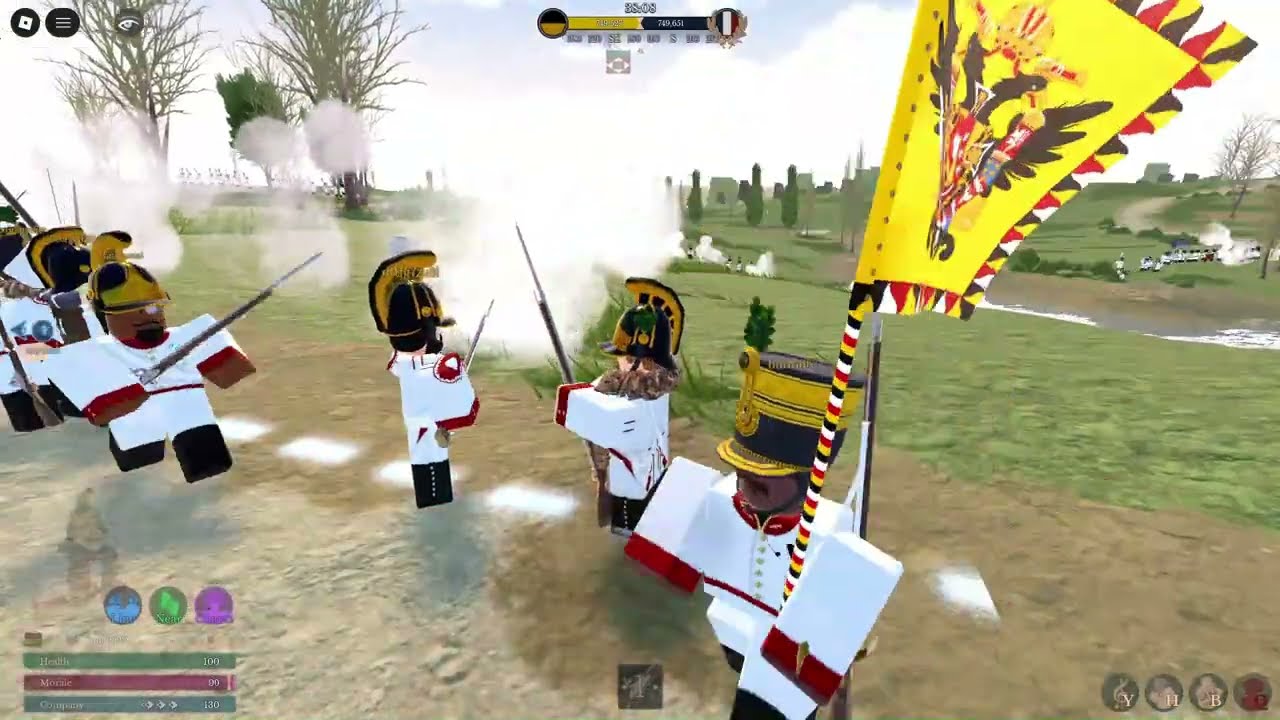 Roblox Napoleonic Wars | Austria-Andouran Coalitions ⚔️ French Empire | Nr.1 Spec Full Match Replay