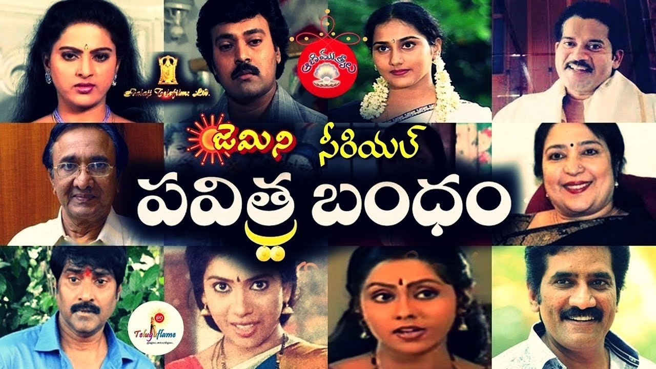 Pavithra Bandham Geminitv Old Telugu Serial | Vintage TV Vibes | Rewind | Animutyalu