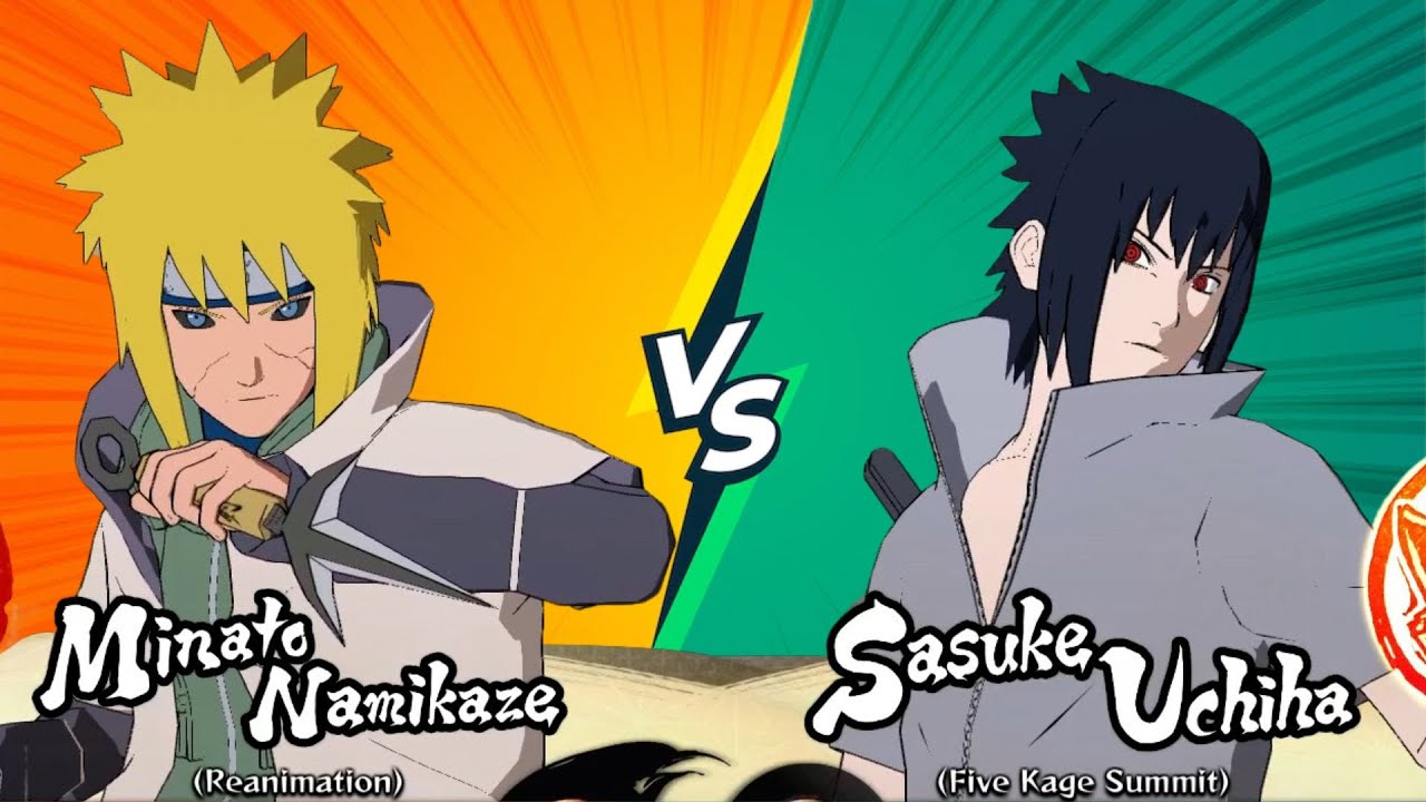 ᴴᴰ Minato Namikaze : 4th Hokage vs Susuke Five Kage Summit (AI vs AI) Naruto  Ninja Storm 4 #nuns4