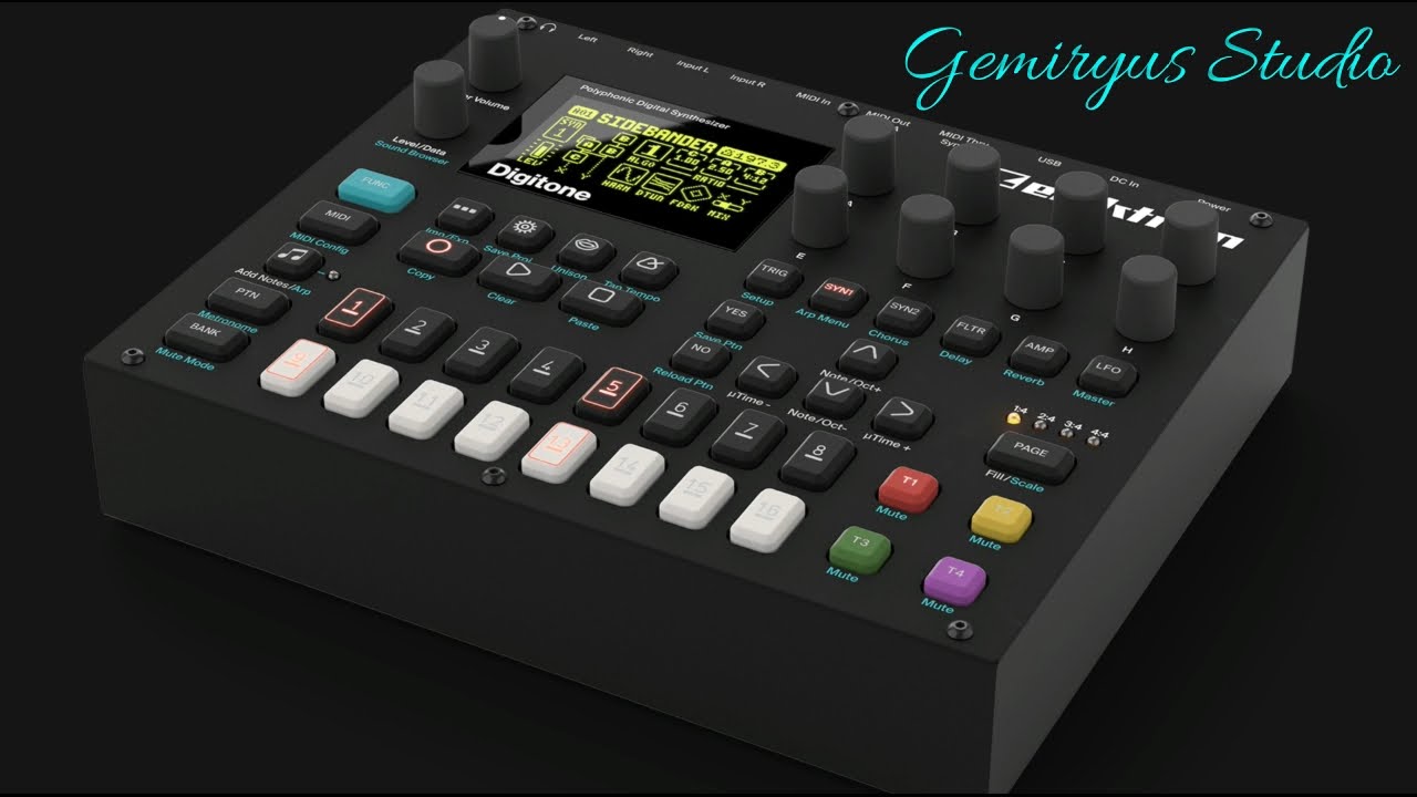 Elektron Digitone Factory pattern's A bank  1-16
