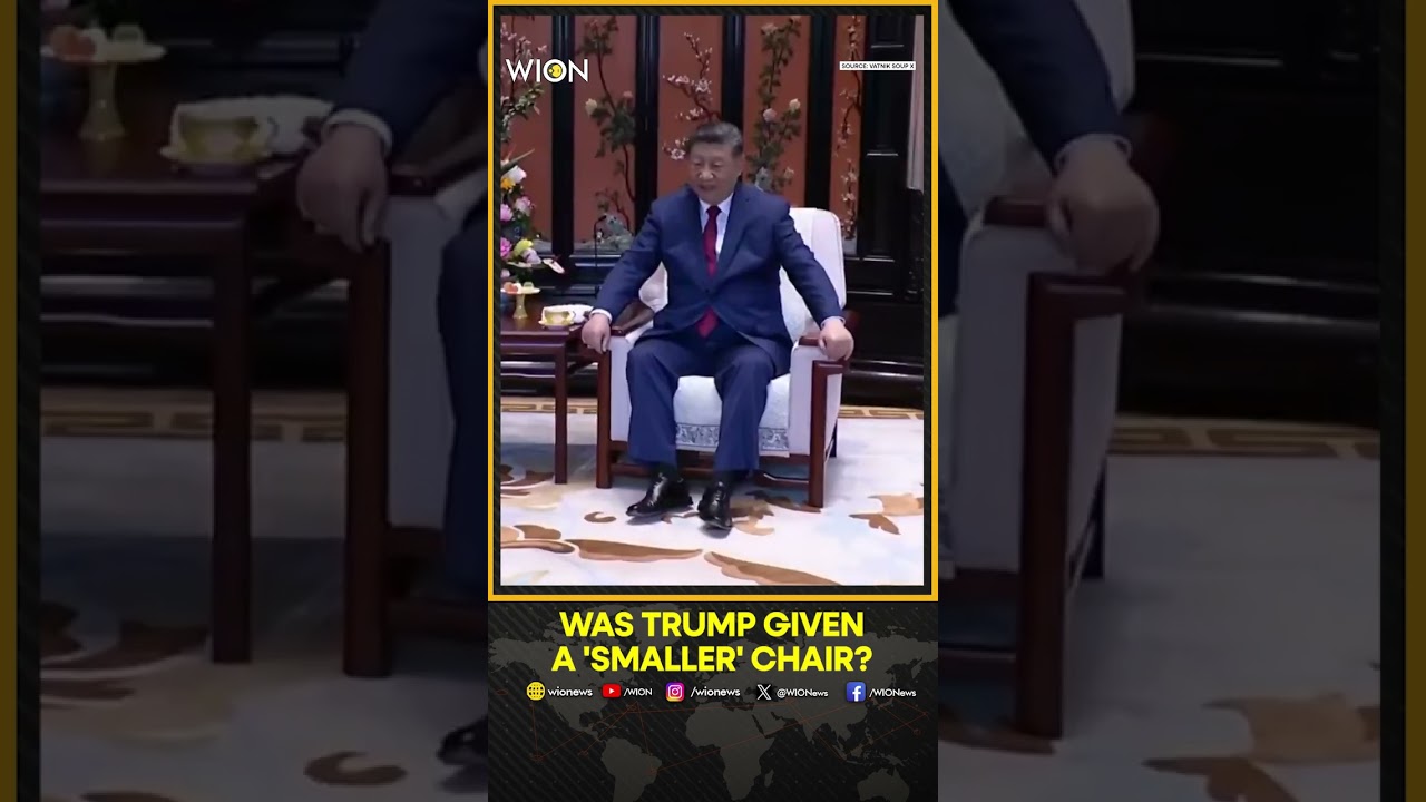 Trump-Xi Chair Debate Goes Viral | WION SHORTS