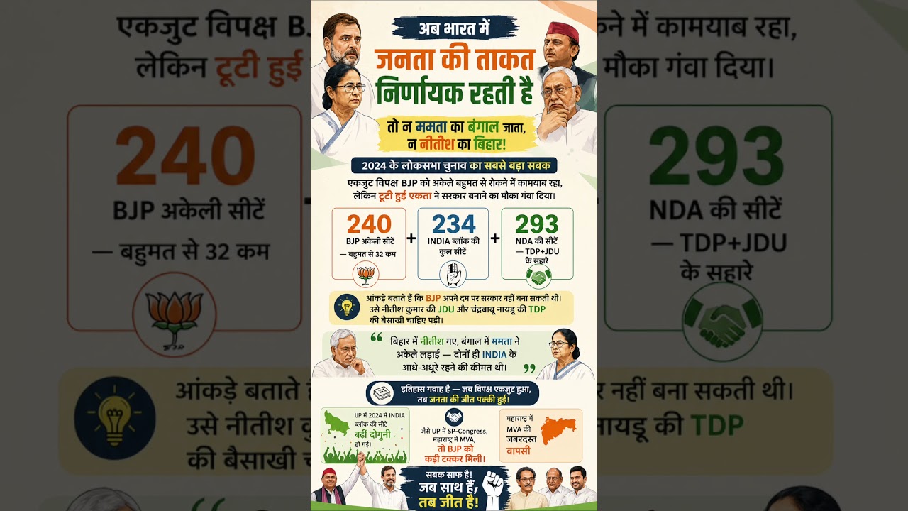 INDIA Bloc Ki Sabse Badi Galti! #bjp #congress #indialliance #news #election2026 #evm