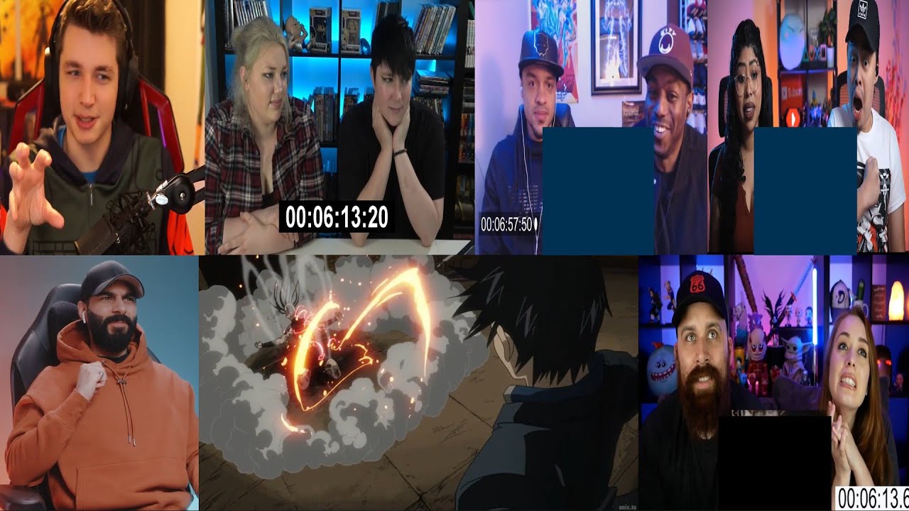 FULLMETAL ALCHEMIST : BROTHERHOOD EPISODE 54 REACTION MASHUP!!