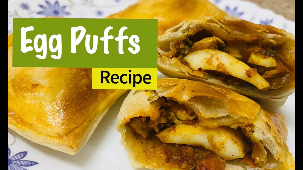 Indian Egg Puffs Recipe | Bakery Style Egg Puffs Fillings Recipe | Puff Pastry with Homemade Dough