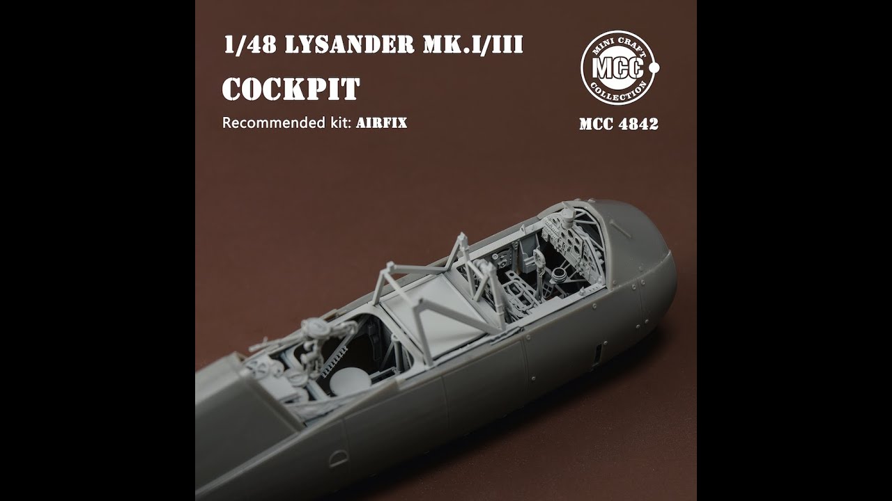 Несколько великолепных обновлений для модели Airfix 1/48 Lysander от MCC, напечатанных на 3D-прин...
